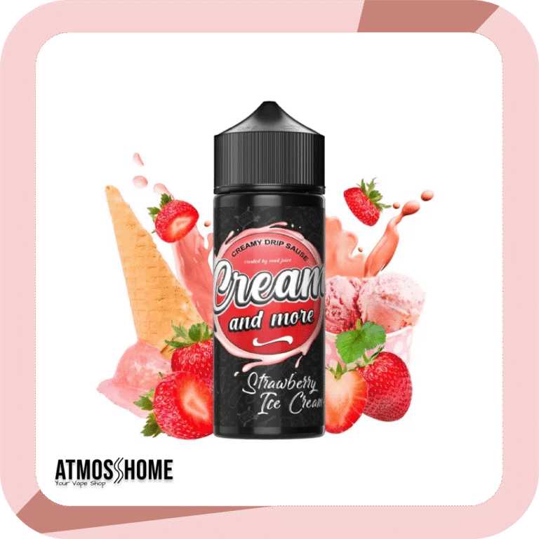 Mad Juice Strawberry Ice Cream+ 30ml/120ml AtmosHome