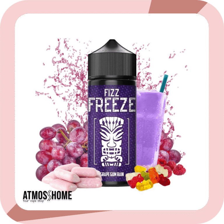Mad Juice Fizz Freeze Flavour Shot Grape Gum Rain 120ml AtmosHome