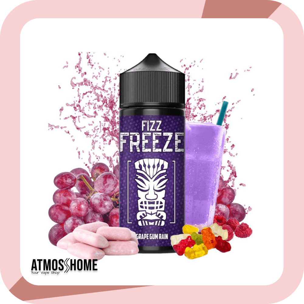 Mad Juice Fizz Freeze Flavour Shot Grape Gum Rain 120ml AtmosHome