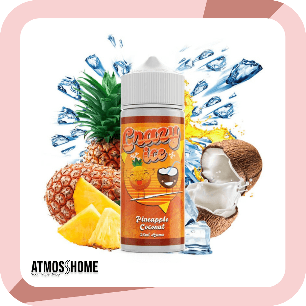 Steam City Crazy Ice Pineapple Coconut Flavour Shot 60ml AtmosHome