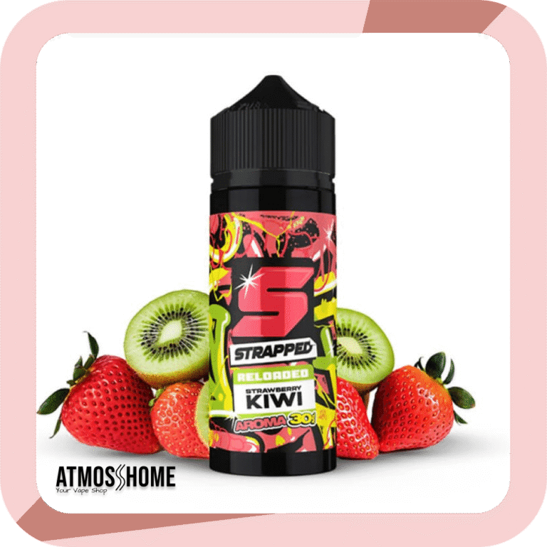 Strapped Reloaded Strawberry Kiwi Flavour Shot 120ml AtmosHome