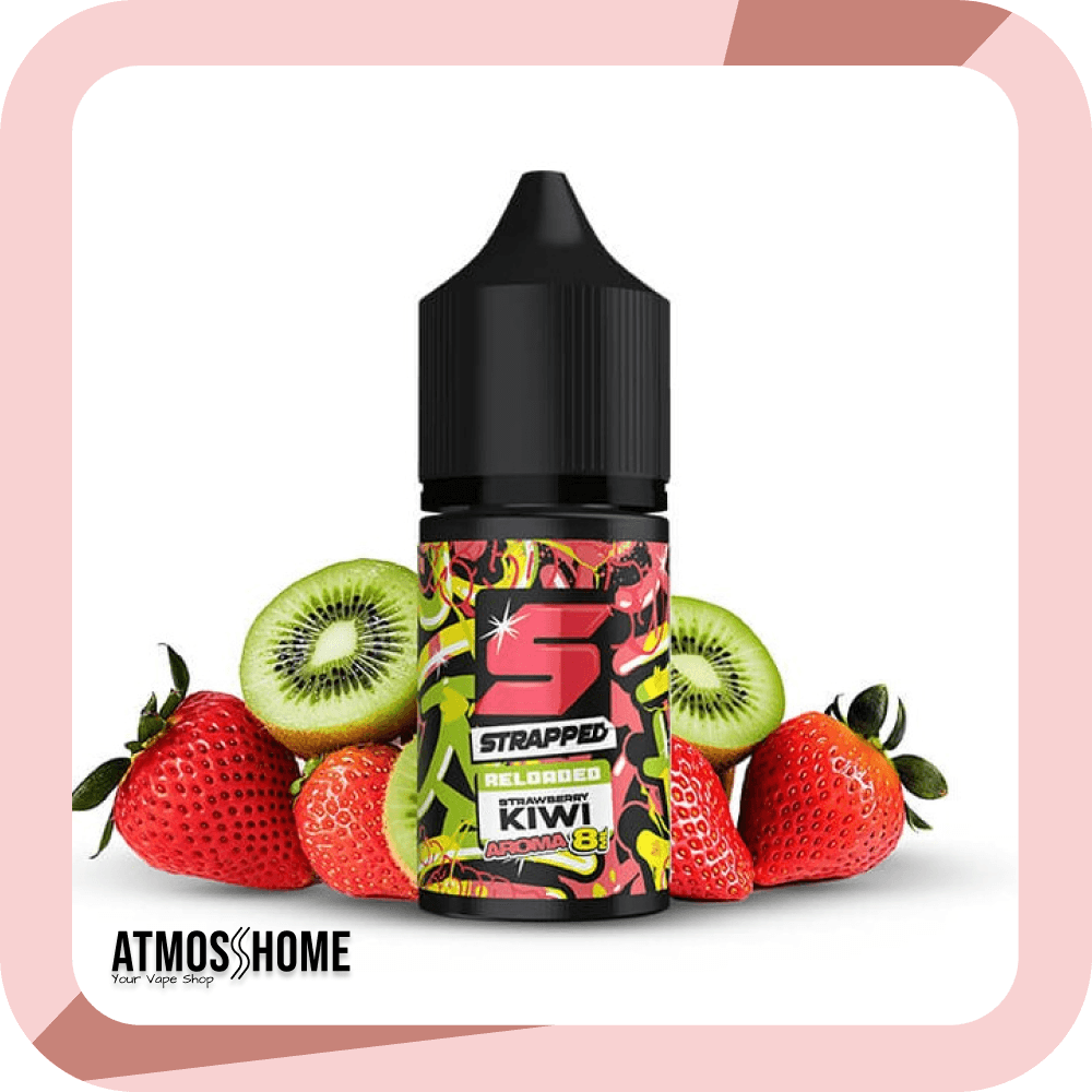 Strapped Reloaded Strawberry Kiwi Flavour Shot 30ml AtmosHome
