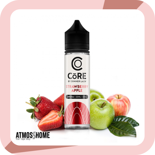 Υγρά αναπλήρωσης ηλεκτρονικού τσιγάρου CORE Dinner Lady Flavor Shot Strawberry Apple 20/60ml