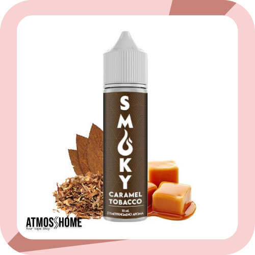 Υγρά αναπλήρωσης ηλεκτρονικού τσιγάρου ηλεκτρονικά τσιγάρα Βόλου Steam City Flavor Shot 10ml/60ml Smoky Caramel Tobacco