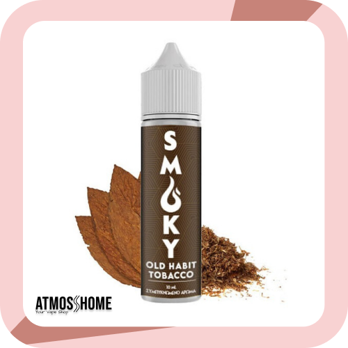 Υγρά αναπλήρωσης ηλεκτρονικού τσιγάρου ηλεκτρονικά τσιγάρα Βόλου Steam City Flavor Shot 10ml/60ml Smoky Old Haboit Tobacco