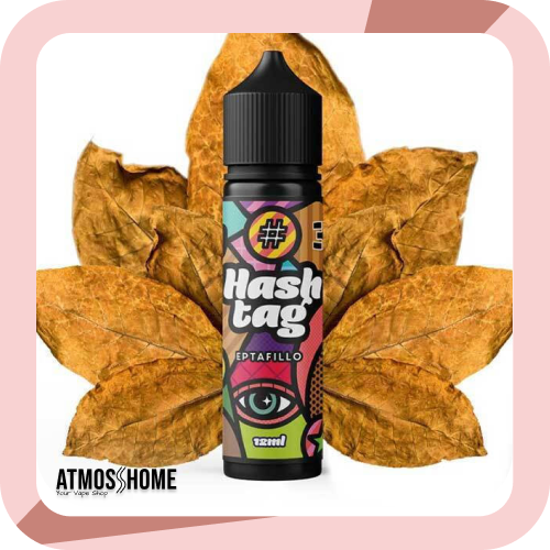 Υγρά αναπλήρωσης ηλεκτρονικού τσιγάρου ηλεκτρονικά τσιγάρα Βόλου Hashtag Flavor Shot Eptafillo 12ml/60ml