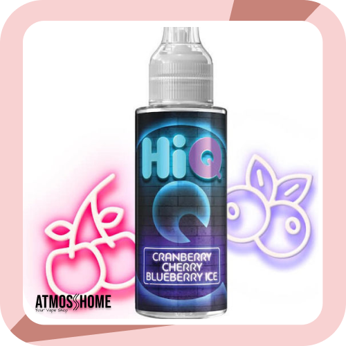 Υγρά αναπλήρωσης ηλεκτρονικού τσιγάρου ηλεκτρονικά τσιγάρα Βόλου HiQ Flavor Shot Cranberry Cherry Blueberry Ice