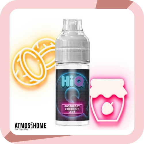 Υγρά αναπλήρωσης ηλεκτρονικού τσιγάρου ηλεκτρονικά τσιγάρα Βόλου HiQ Flavor Shot Raspberry Coconut Jam